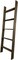 Rustic Farmhouse 5ft Reclaimed Wood Decorative Bookcase Picket Ladder